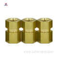 Cold Forming Insert Threading hex head Brass Nut